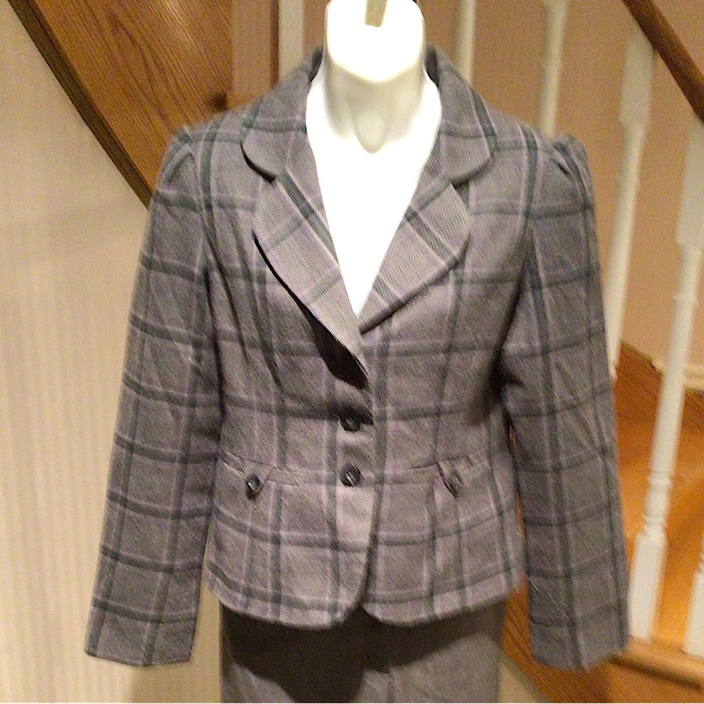 Collared fully lined blazer multi coloured